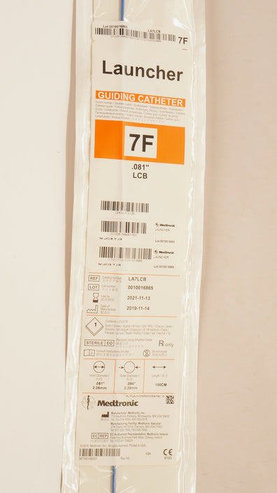 Medtronic LA7LCB Launcher Guiding Cath. LCB 7F x .081inch (x)